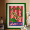 Make My Lemonade AFFICHE A3 GRAND AMOUR LEOPARD< Décorations