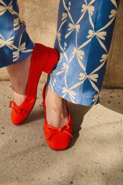 Make My Lemonade BALLERINES PAVLOVA ORANGE KETCHUP< Chaussures