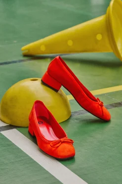 Make My Lemonade BALLERINES PAVLOVA ORANGE KETCHUP< Chaussures