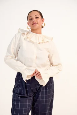 Make My Lemonade BLOUSE FIGARO ECRU< Tops & T-Shirts