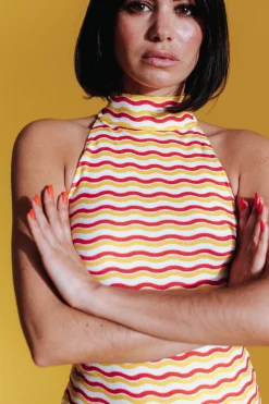 Make My Lemonade BODY POLLY RAYURES WAVY< Bodys