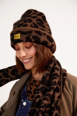 Make My Lemonade BONNET ROSITA LEOPARD< Bonnets & Écharpes