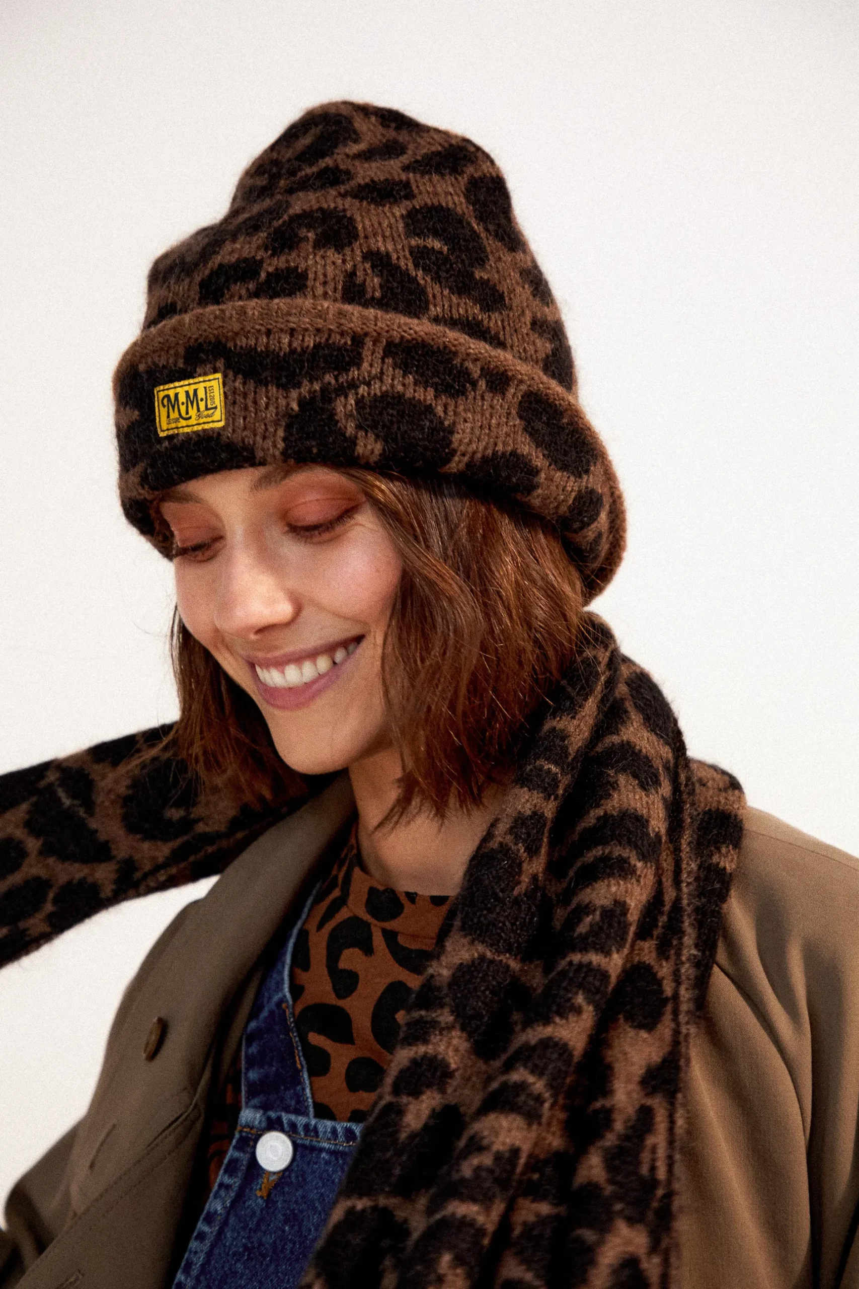 Make My Lemonade BONNET ROSITA LEOPARD< Bonnets & Écharpes