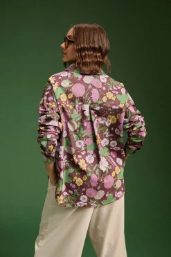 Make My Lemonade CHEMISE OMER AUTUMN FLOWER MARKET< Tops & T-Shirts