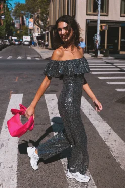Make My Lemonade COMBI MONICA SEQUINS ARGENTE< Robes & Combis