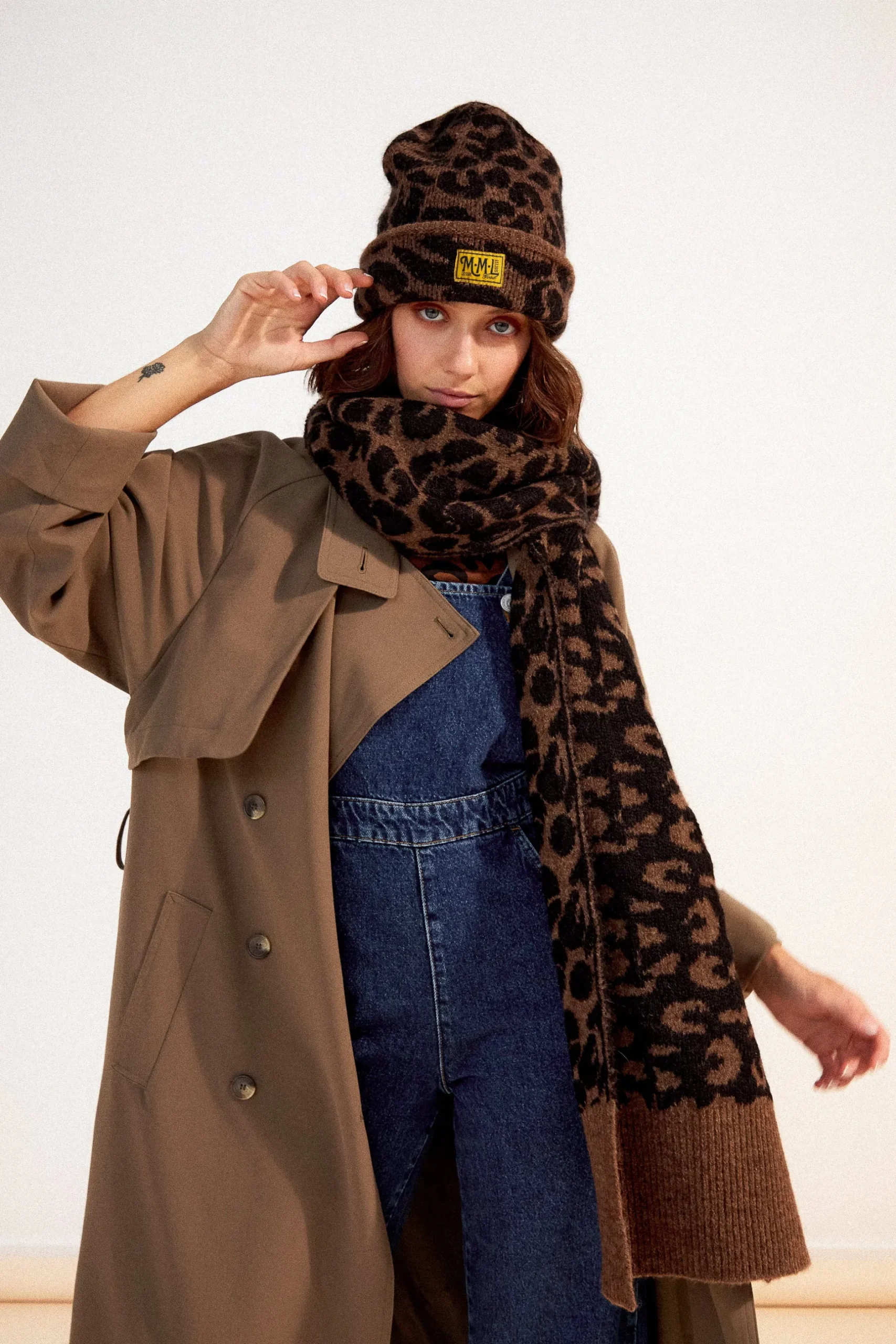 Make My Lemonade ECHARPE ROSIE LEOPARD< Bonnets & Écharpes