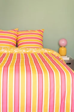 Make My Lemonade HOUSSE ABIGAIL ANEMONE YELLOW< Le Linge