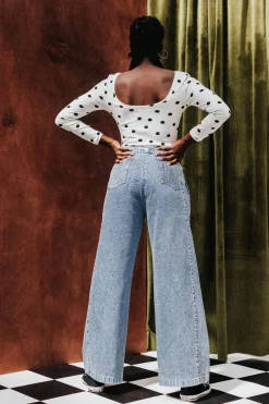 Make My Lemonade JEAN CLAUDE LIGHT BLUE< Denim|Pantalons