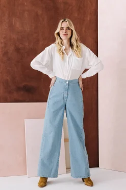 Make My Lemonade JEAN CLAUDE LIGHT BLUE< Denim|Pantalons