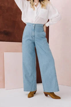 Make My Lemonade JEAN CLAUDE LIGHT BLUE< Denim|Pantalons
