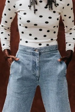 Make My Lemonade JEAN CLAUDE LIGHT BLUE< Denim|Pantalons