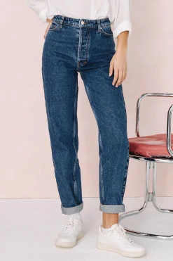 Make My Lemonade JEAN MATHILDA MEDIUM BLUE< Denim|Pantalons