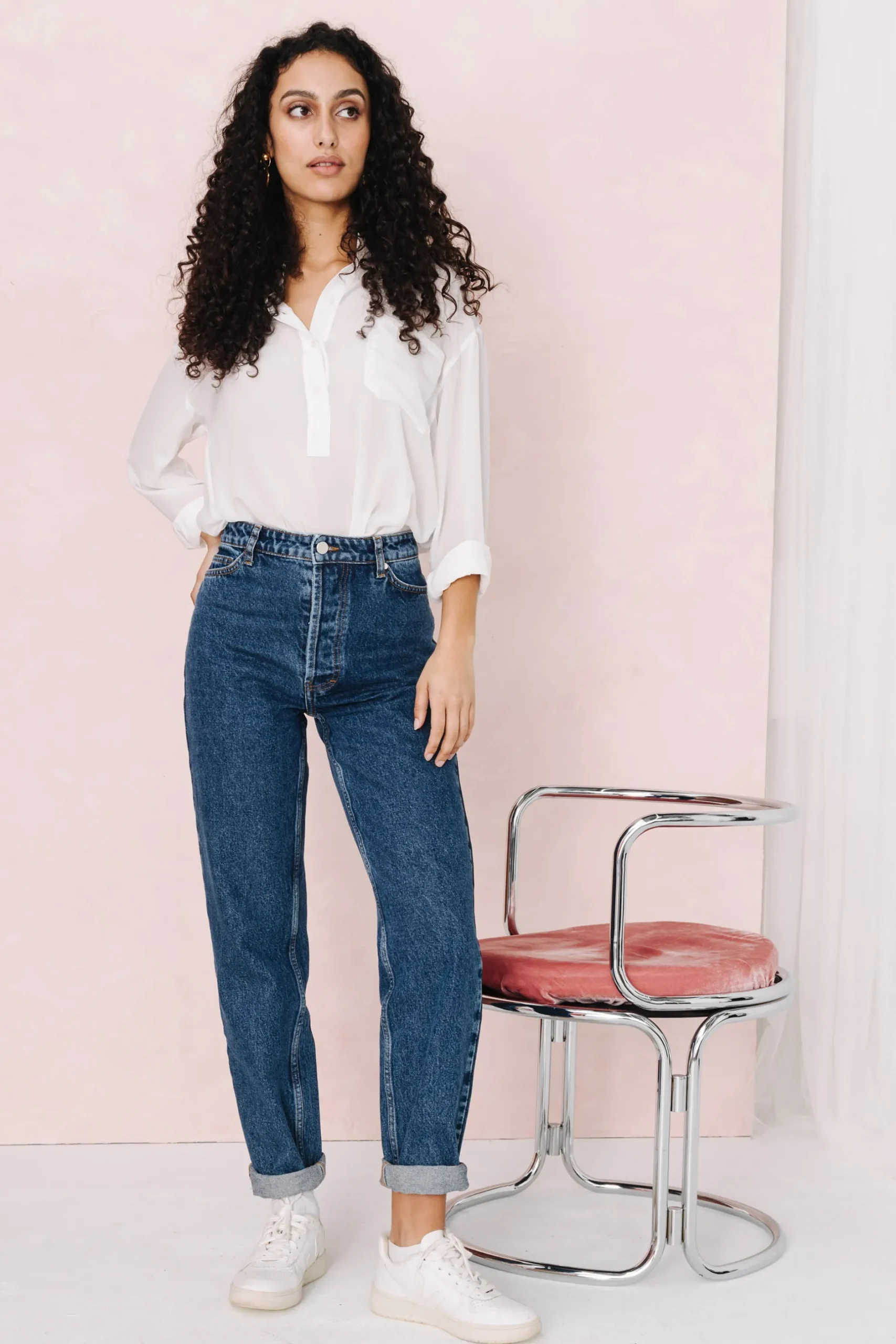 Make My Lemonade JEAN MATHILDA MEDIUM BLUE< Denim|Pantalons