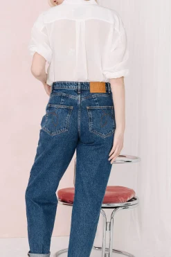 Make My Lemonade JEAN MATHILDA MEDIUM BLUE< Denim|Pantalons