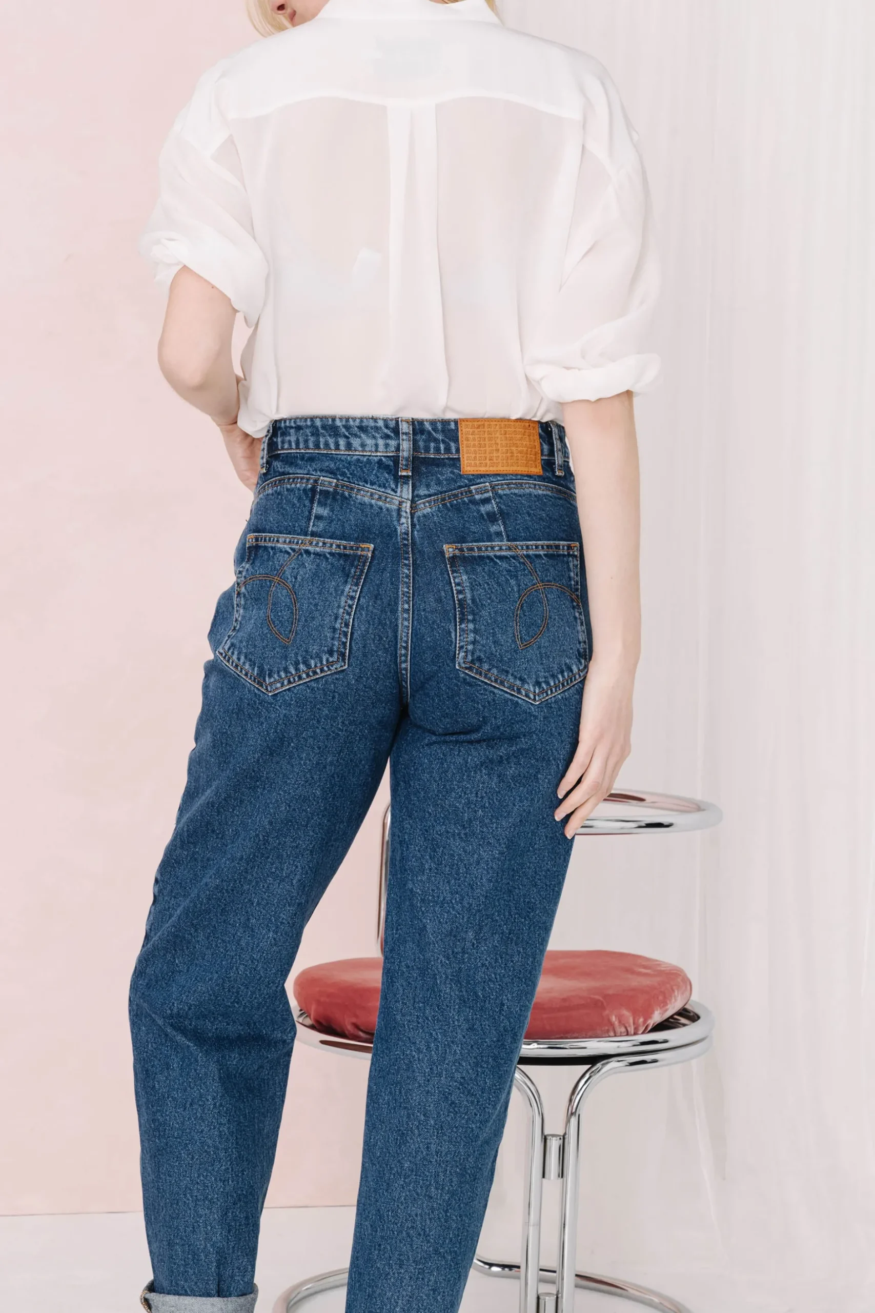 Make My Lemonade JEAN MATHILDA MEDIUM BLUE< Denim|Pantalons