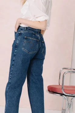 Make My Lemonade JEAN MATHILDA MEDIUM BLUE< Denim|Pantalons
