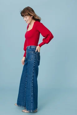 Make My Lemonade JEANS JACOB NEW MEDIUM BLUE< Denim|Pantalons
