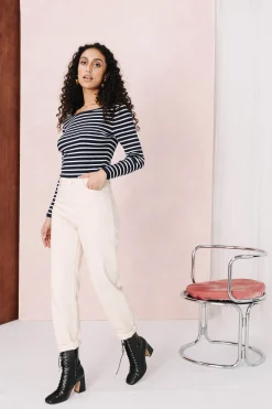 Make My Lemonade JEANS MATHILDA OFF WHITE< Denim|Pantalons