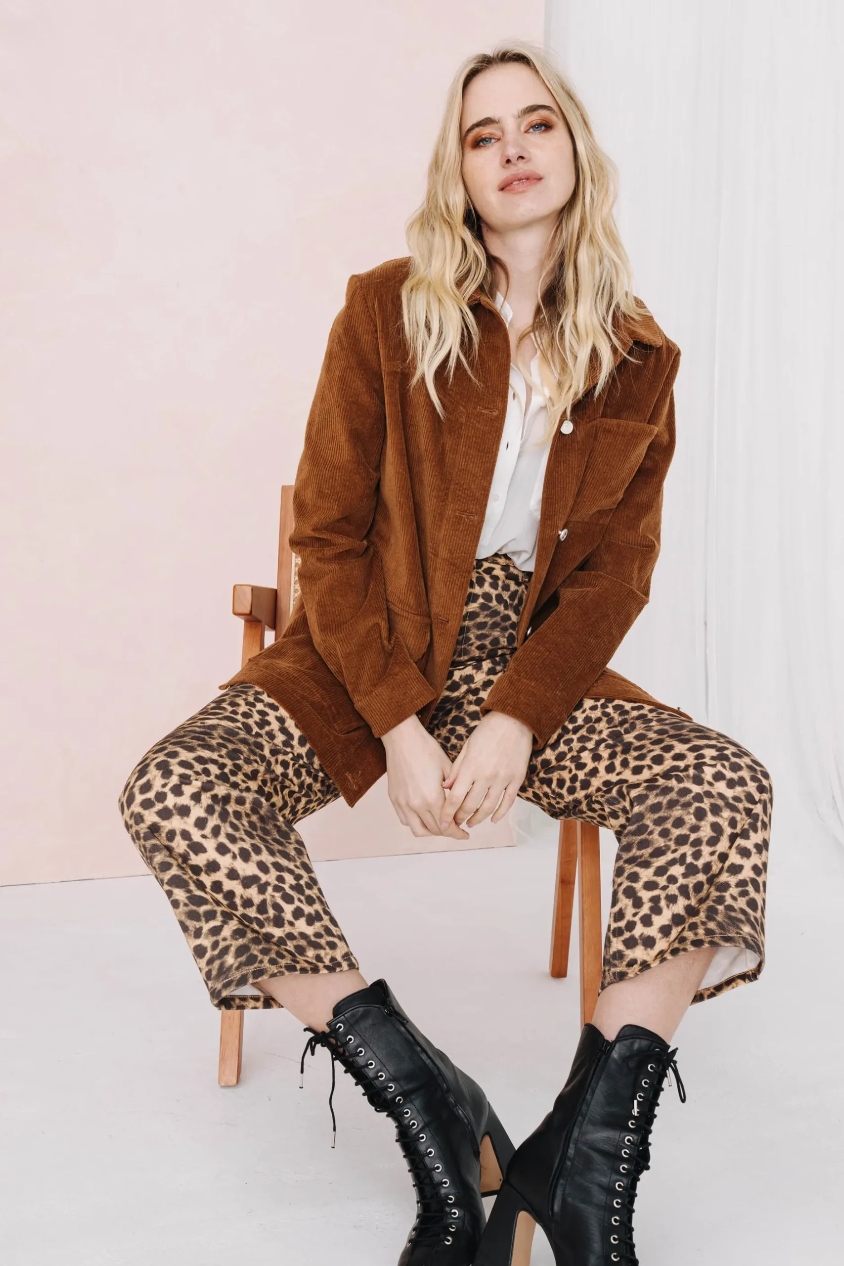 Make My Lemonade JEANS NELSON LEOPARD< Denim|Pantalons