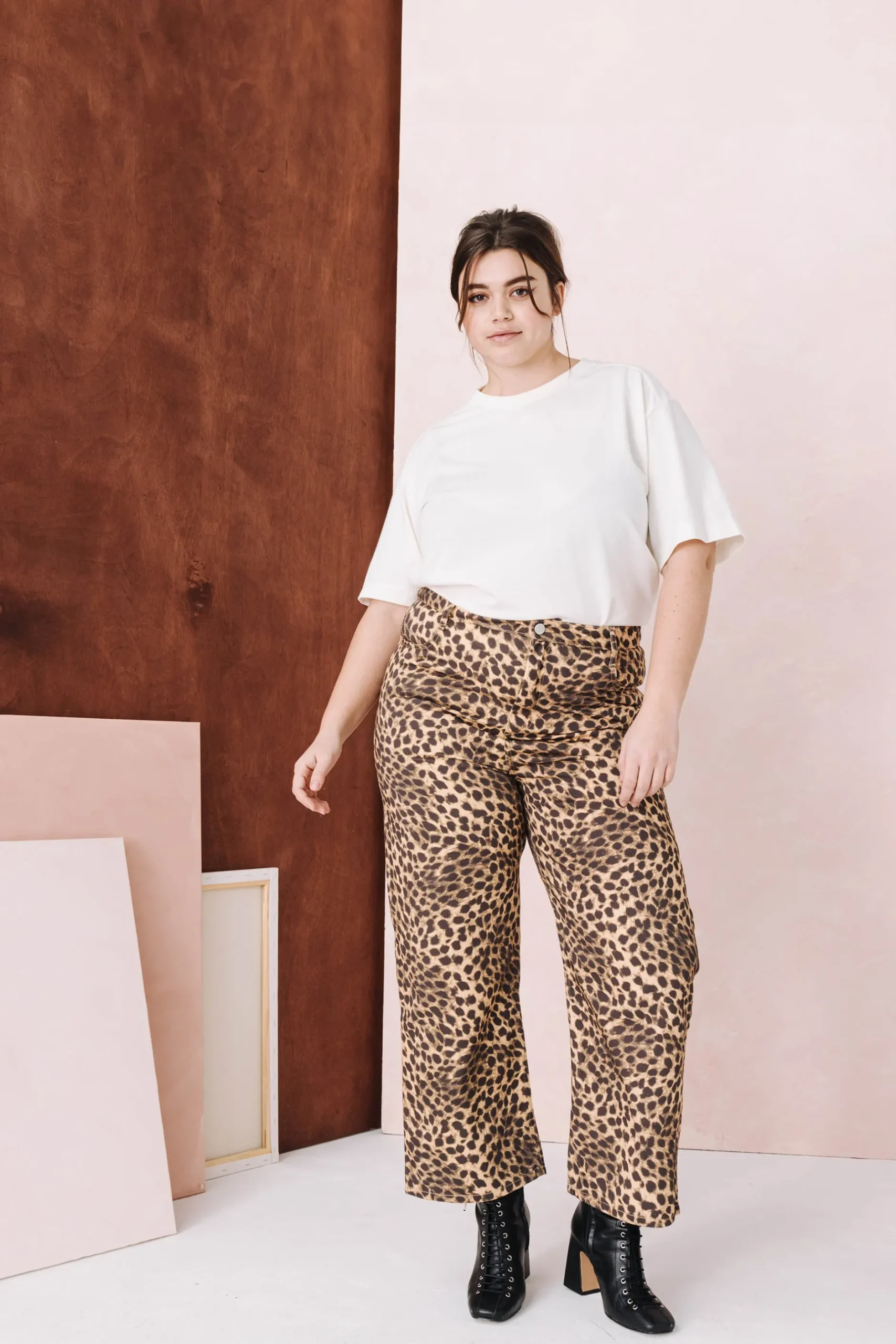 Make My Lemonade JEANS NELSON LEOPARD< Denim|Pantalons