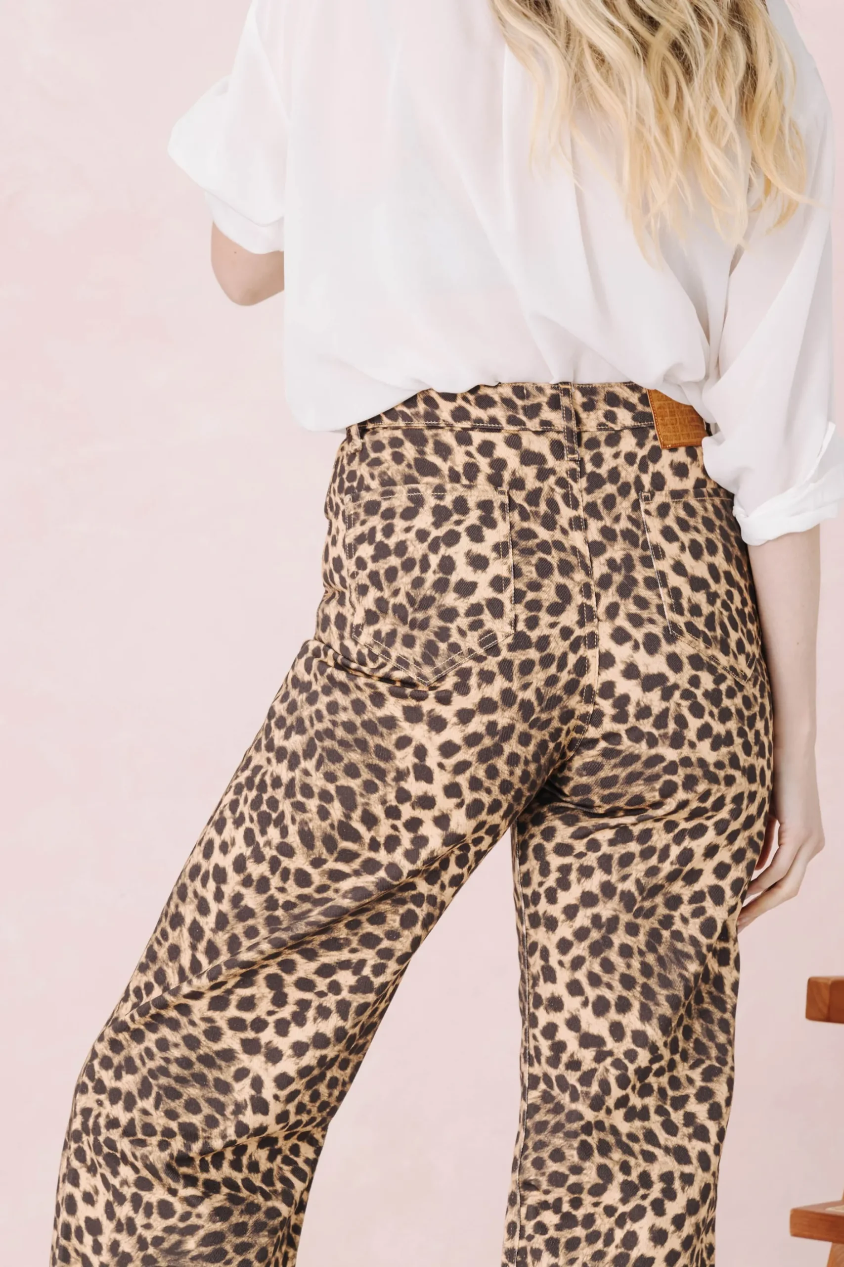 Make My Lemonade JEANS NELSON LEOPARD< Denim|Pantalons