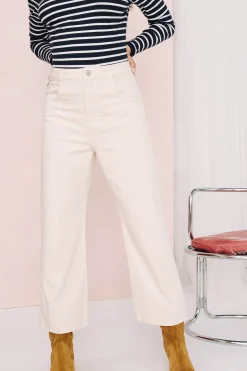 Make My Lemonade JEANS NELSON OFF WHITE< Denim|Pantalons