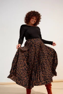 Make My Lemonade JUPE PAULA LEOPARD< Jupes