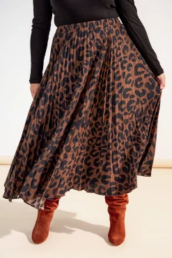 Make My Lemonade JUPE PAULA LEOPARD< Jupes