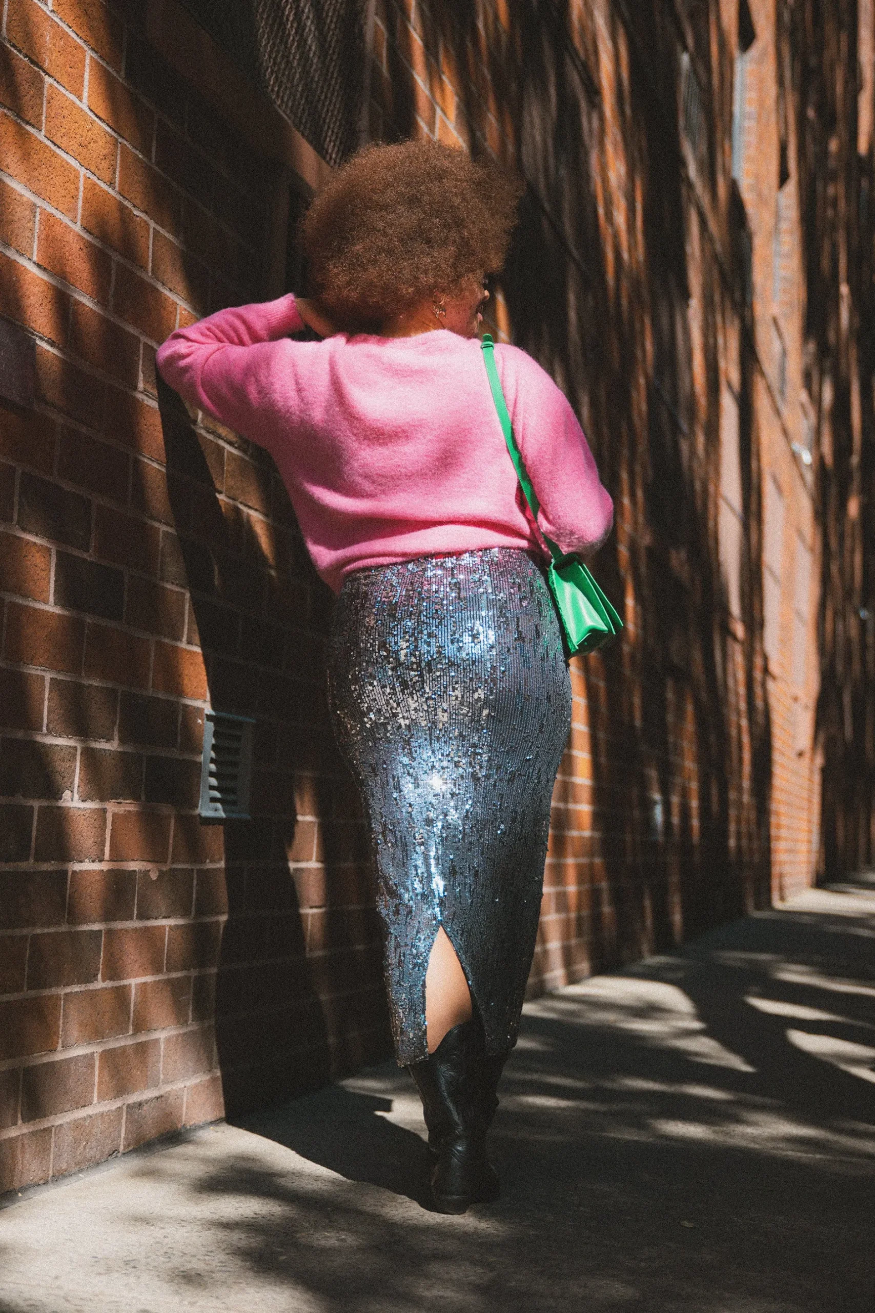 Make My Lemonade JUPE SARAH SEQUINS DISCO< Jupes