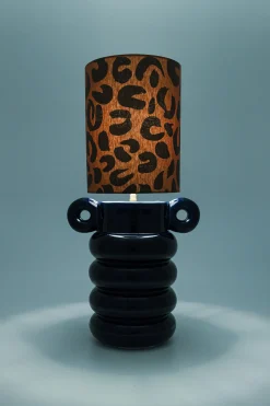 Make My Lemonade LAMPE ALI LEOPARD & BLEU MARINE< Lampes|Décorations