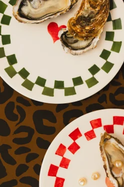 Make My Lemonade LOT DE 2 ASSIETTES ELIZA CHESS< Art De La Table