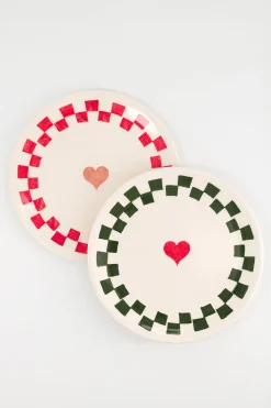 Make My Lemonade LOT DE 2 ASSIETTES ELIZA CHESS< Art De La Table