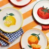 Make My Lemonade LOT DE 4 ASSIETTES ROSALIE FRUIT< Art De La Table