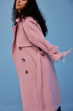 Make My Lemonade MANTEAU HENDRIKS ROSE POUDRE< Vestes & Manteaux