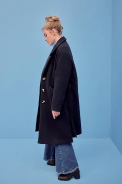 Make My Lemonade MANTEAU RAY BLEU MARINE< Vestes & Manteaux