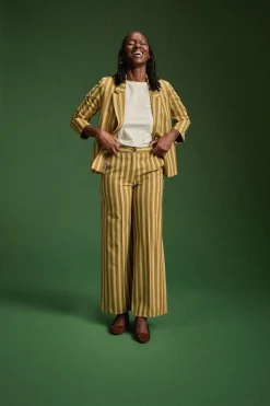 Make My Lemonade PANTALON KARL RAYURES VERTES< Pantalons