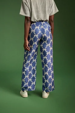 Make My Lemonade PANTALON KARL RUBAN BLEU< Pantalons