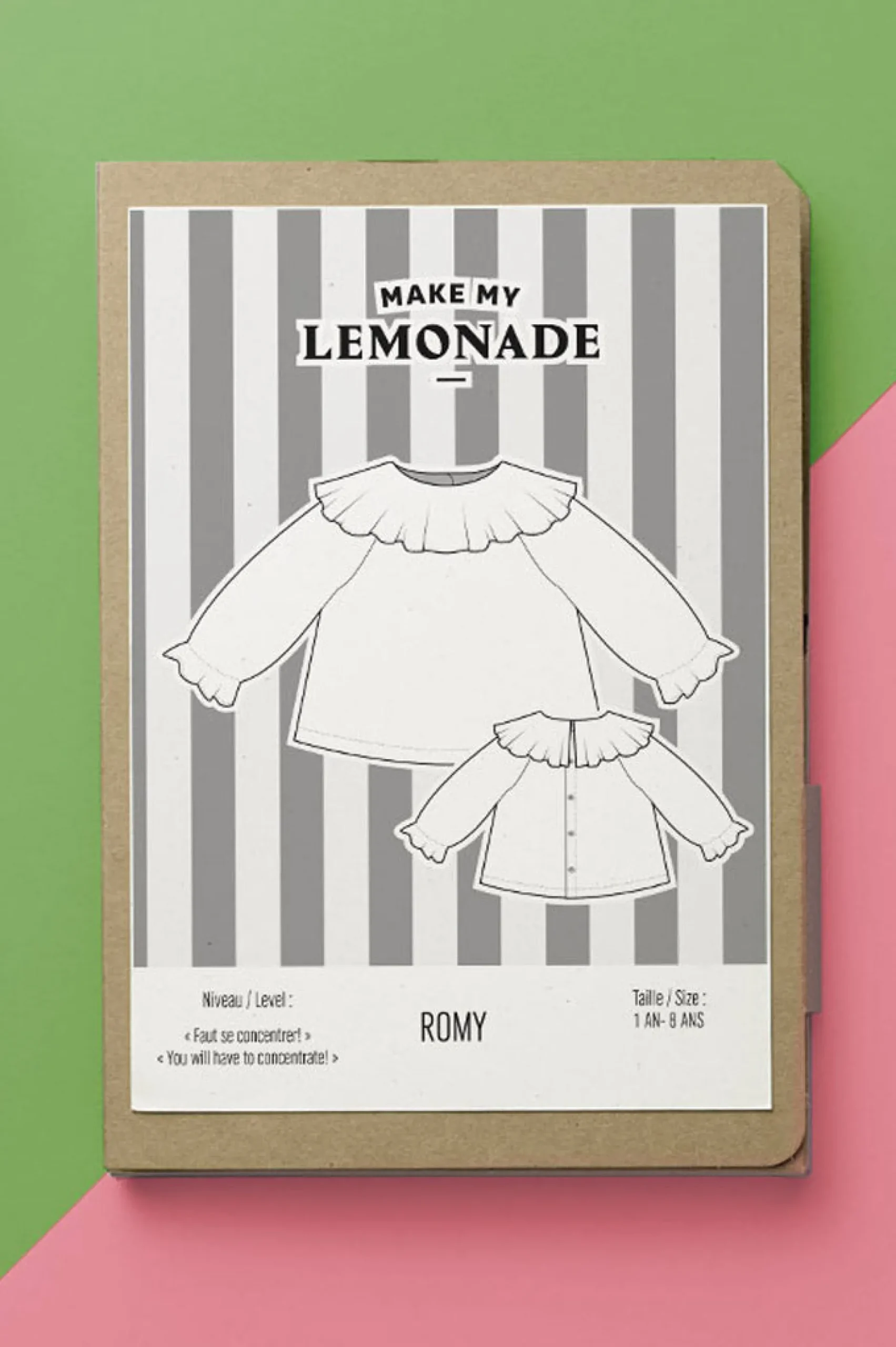 Make My Lemonade PATRON DE COUTURE ROMY KIDS PDF< Patrons Pdf|Mercerie & Couture