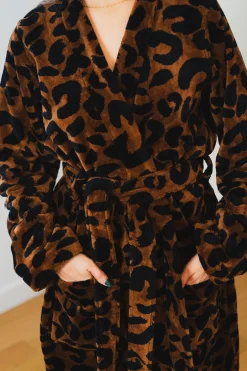Make My Lemonade PEIGNOIR MILES LEOPARD< Le Linge|Homewear