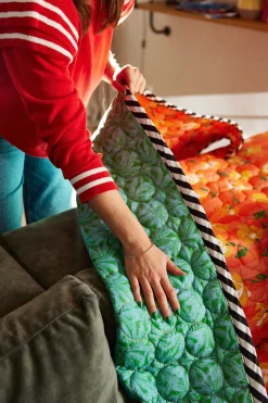 Make My Lemonade PLAID ALLIOCHA PINK & ORANGE< Le Linge