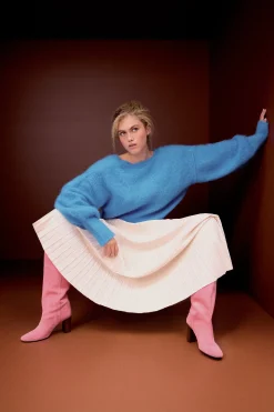 Make My Lemonade PULL MARIUS V BLEU< Sweats & Mailles