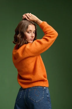 Make My Lemonade PULL RICO ORANGE< Sweats & Mailles