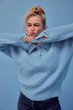 Make My Lemonade PULL RUBEN BLEU CIEL< Sweats & Mailles