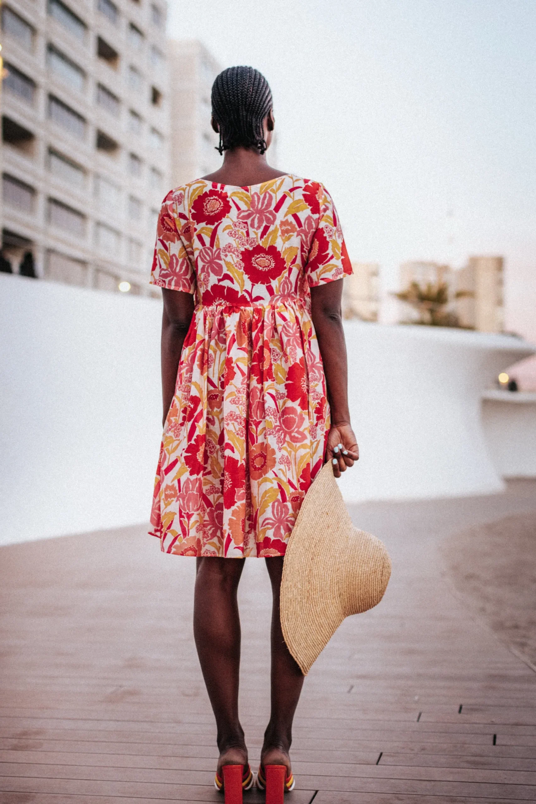 Make My Lemonade ROBE FRIDA IRIS COQUELICOT< Robes & Combis