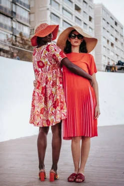 Make My Lemonade ROBE FRIDA IRIS COQUELICOT< Robes & Combis
