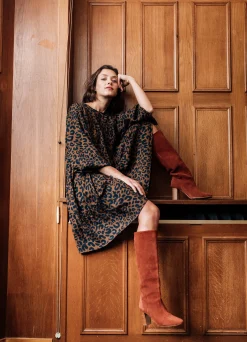 Make My Lemonade ROBE JENNY LEOPARD< Robes & Combis