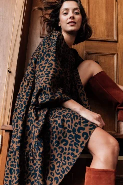 Make My Lemonade ROBE JENNY LEOPARD< Robes & Combis