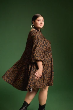 Make My Lemonade ROBE JENNY LEOPARD< Robes & Combis