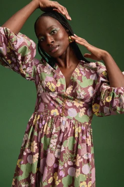 Make My Lemonade ROBE LEANDRA AUTUMN FLOWER MARKET< Robes & Combis
