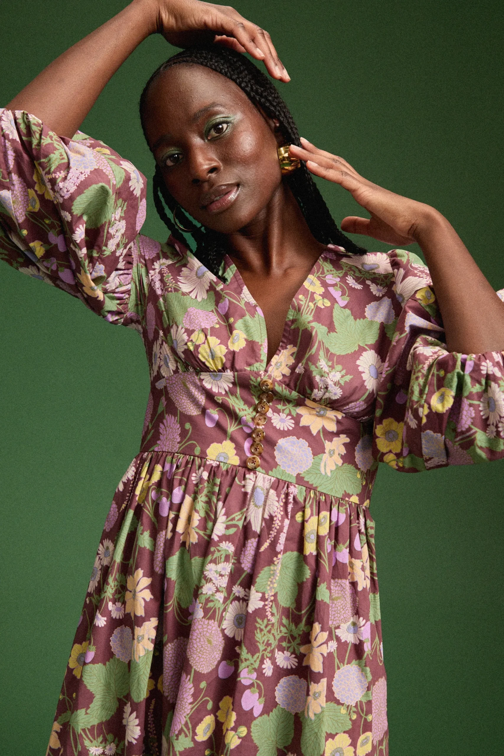 Make My Lemonade ROBE LEANDRA AUTUMN FLOWER MARKET< Robes & Combis